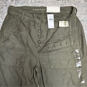 0274 - American Eagle Outfitters Olive Green Women Jeans